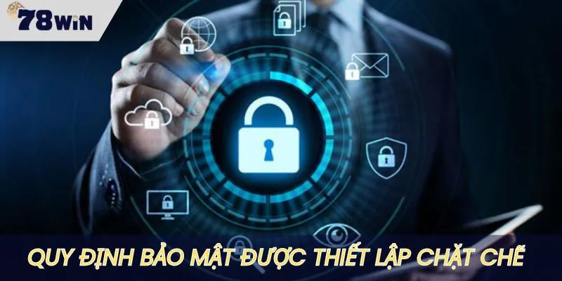 Quy định bảo mật tại nhà cái được xây dựng cực kỳ chặt chẽ